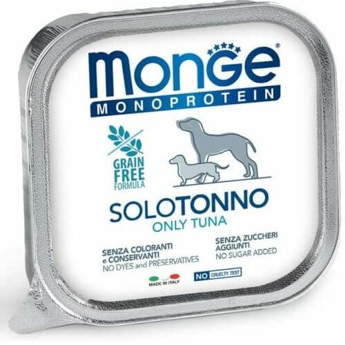 MONGE DOG MONOPROTEIN TUNA suņu konservi pastēte Tuncis 150g